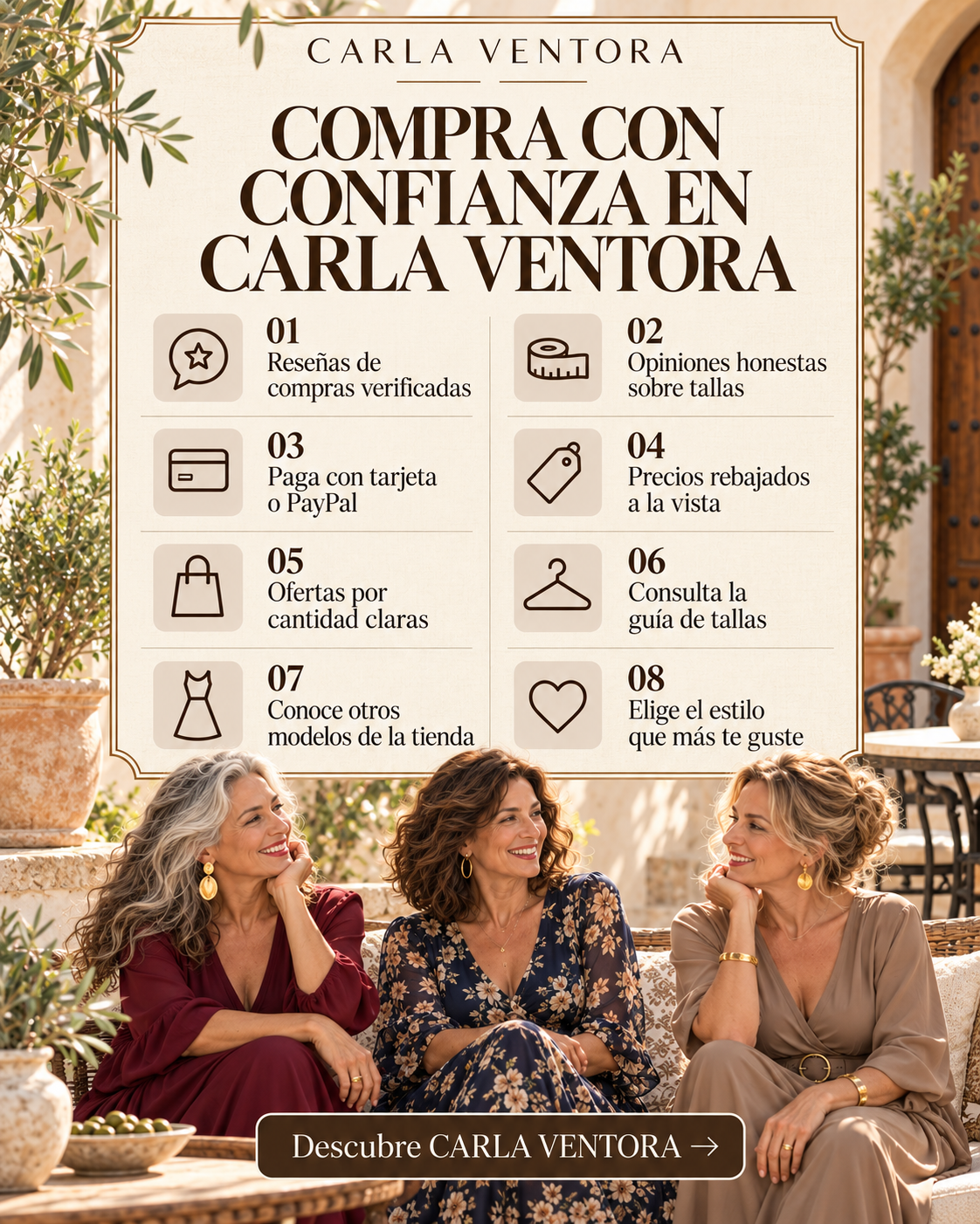Compra con confianza en Carla Ventora