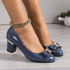 Bella - Tacones de salón clásicos con lazo
