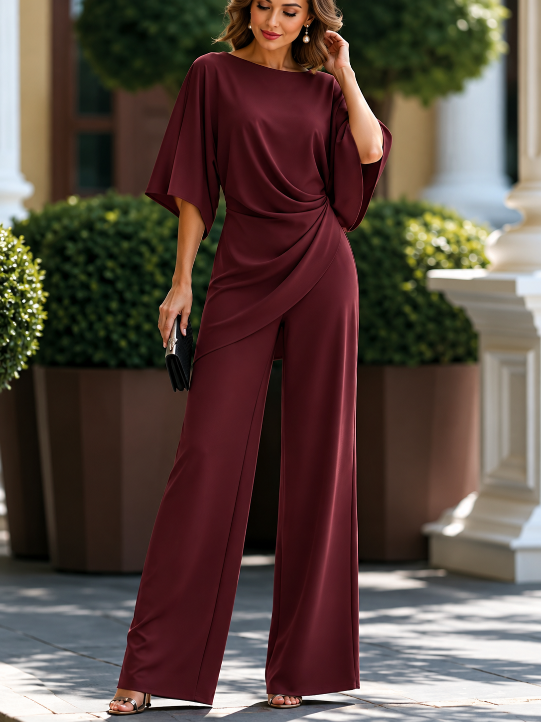 Brooklyn | Conjunto de blusa y pantalón ancho