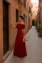 Naiara - Vestido de Toledo en terracota