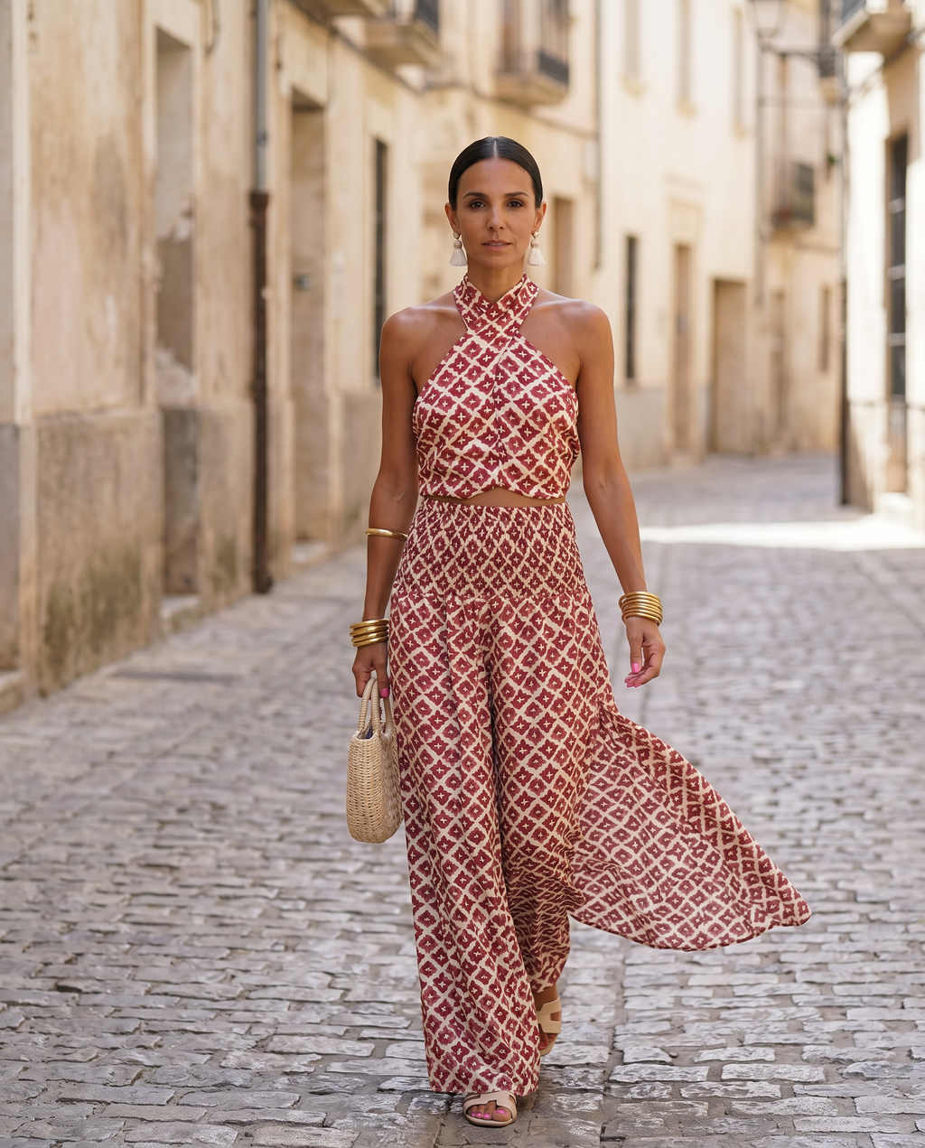 Conjunto Elsa - Elegante con Diseño de Hombros Descubiertos