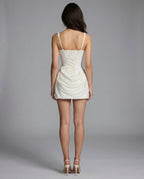 Espe - Vestido Mini Estructurado con Efecto Corsé
