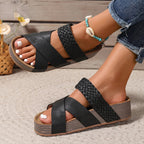 Victoria - Sandalias Ortopédicas de Cuero Premium
