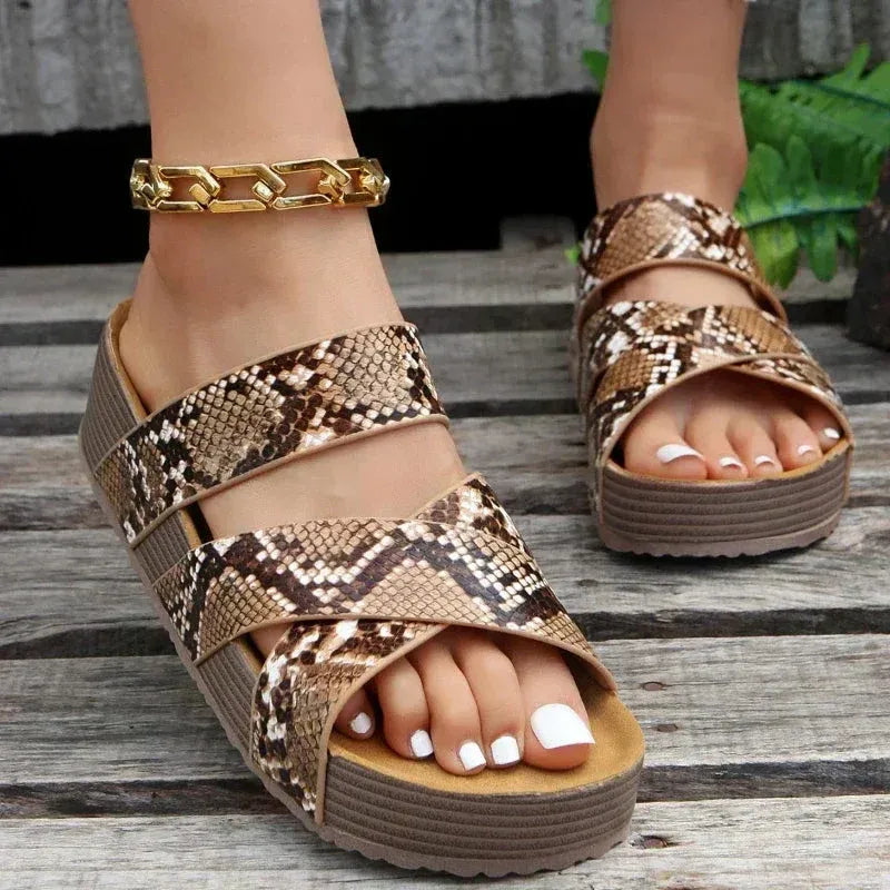 Victoria - Sandalias Ortopédicas de Cuero Premium