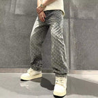 Enzo - Urban Jacquard Jeans
