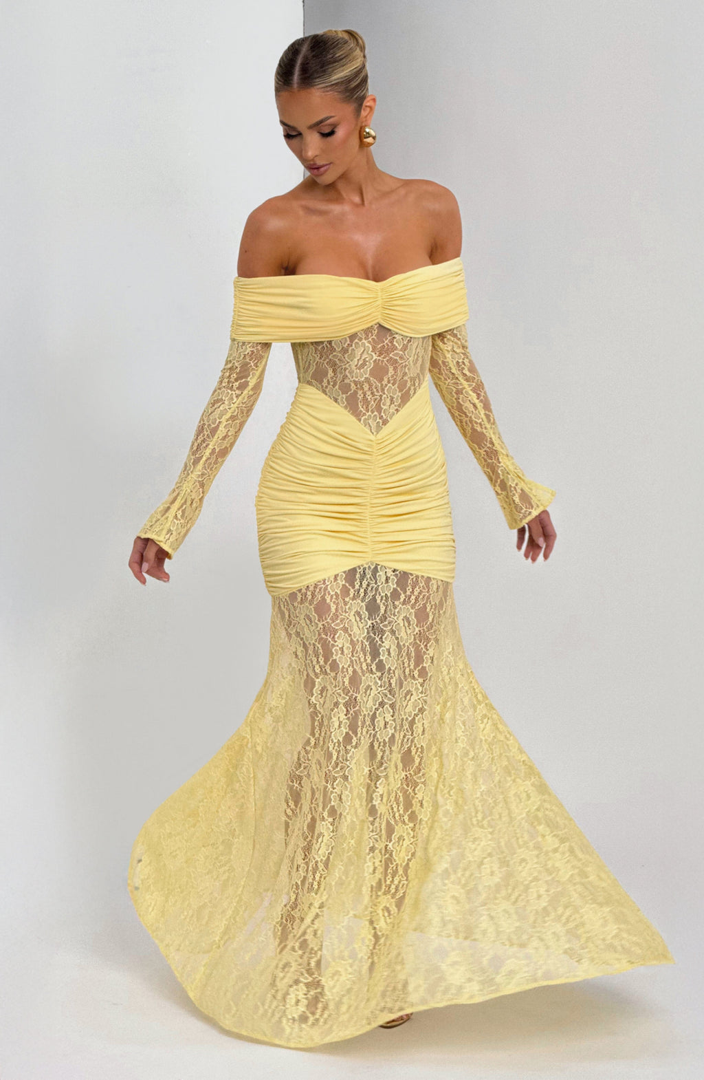 Vestido Libra - Elegancia sofisticada con encaje y drapeado