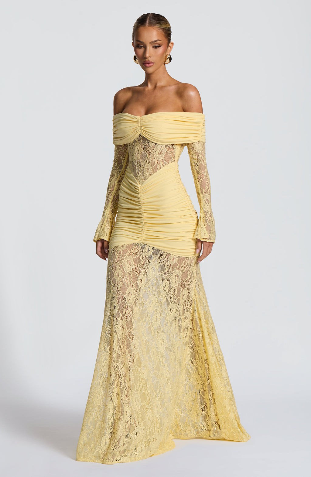 Vestido Libra - Elegancia sofisticada con encaje y drapeado
