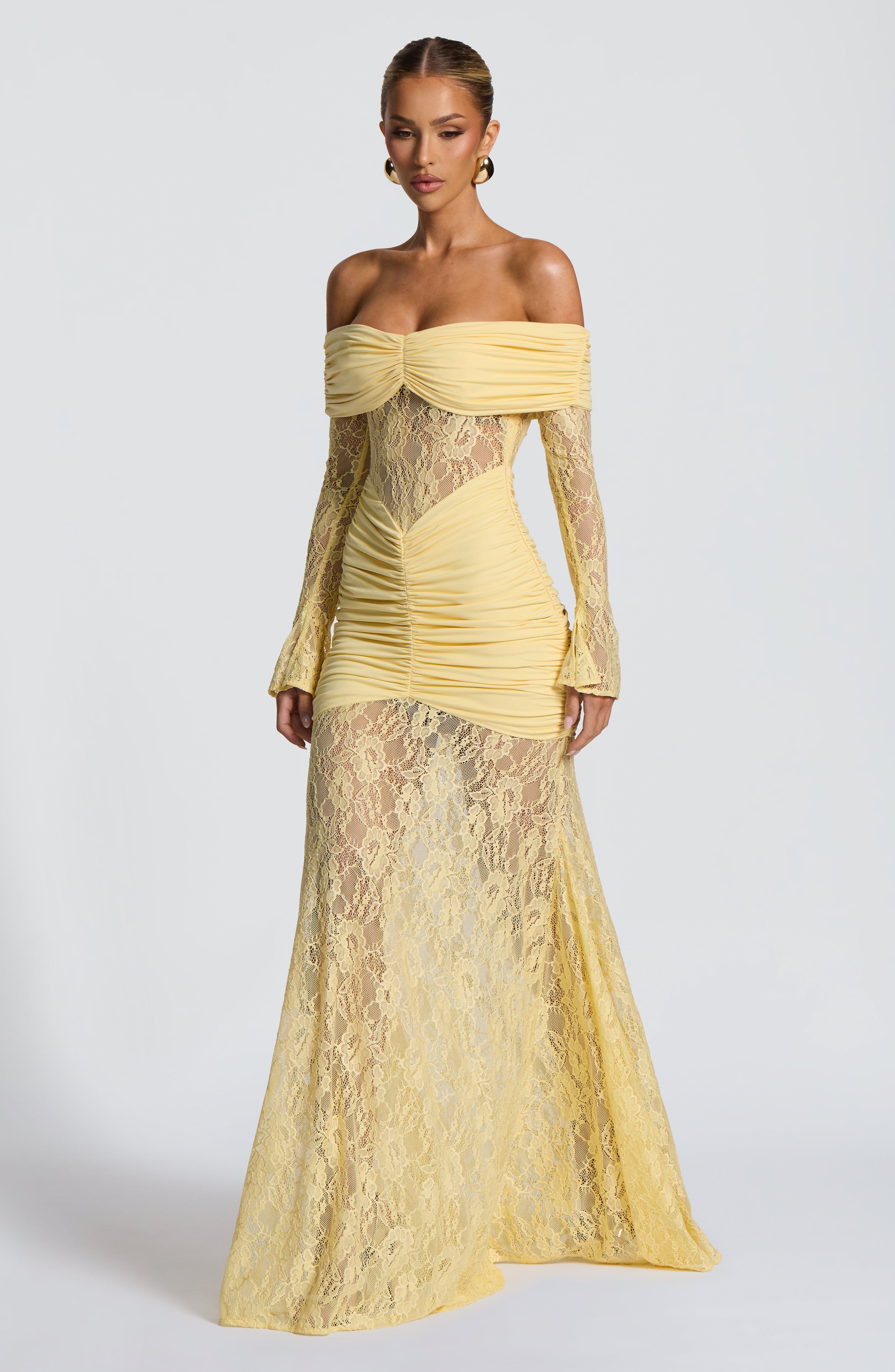 Vestido Libra - Elegancia sofisticada con encaje y drapeado