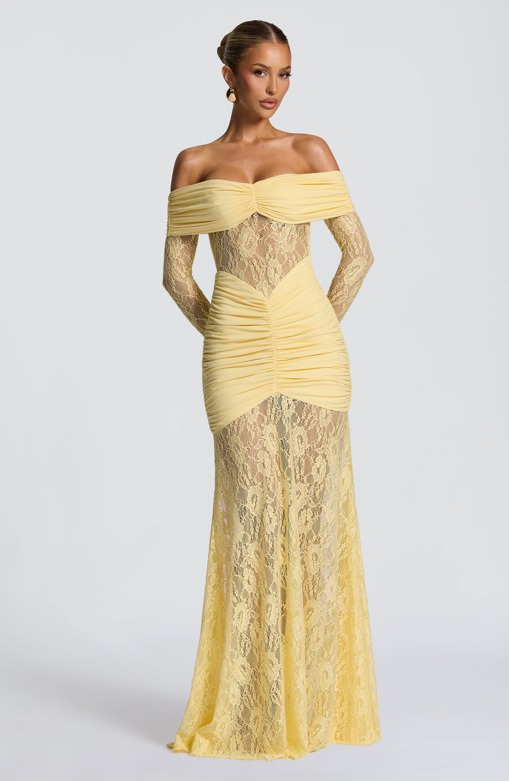 Vestido Libra - Elegancia sofisticada con encaje y drapeado