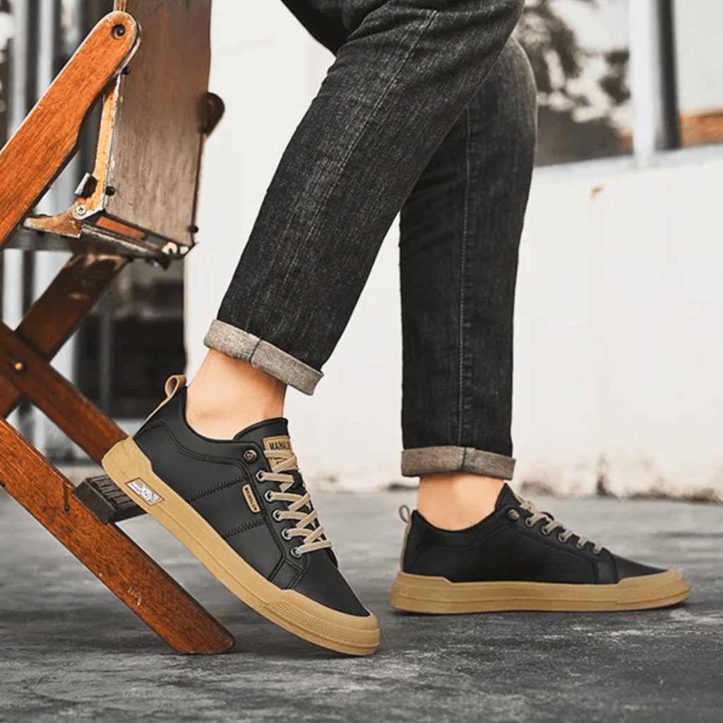 Liam - Zapatillas de cuero para hombre