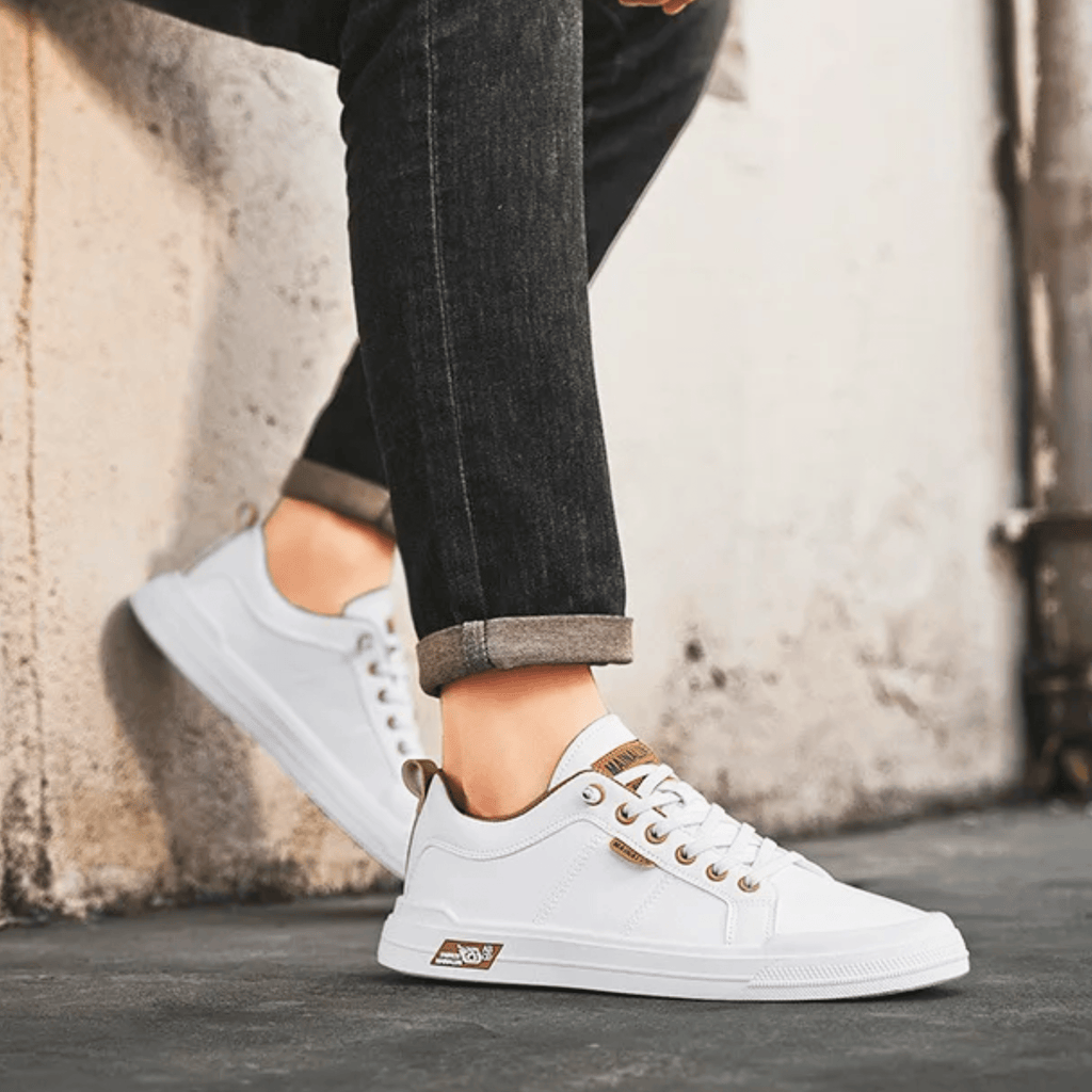 Liam - Zapatillas de cuero para hombre